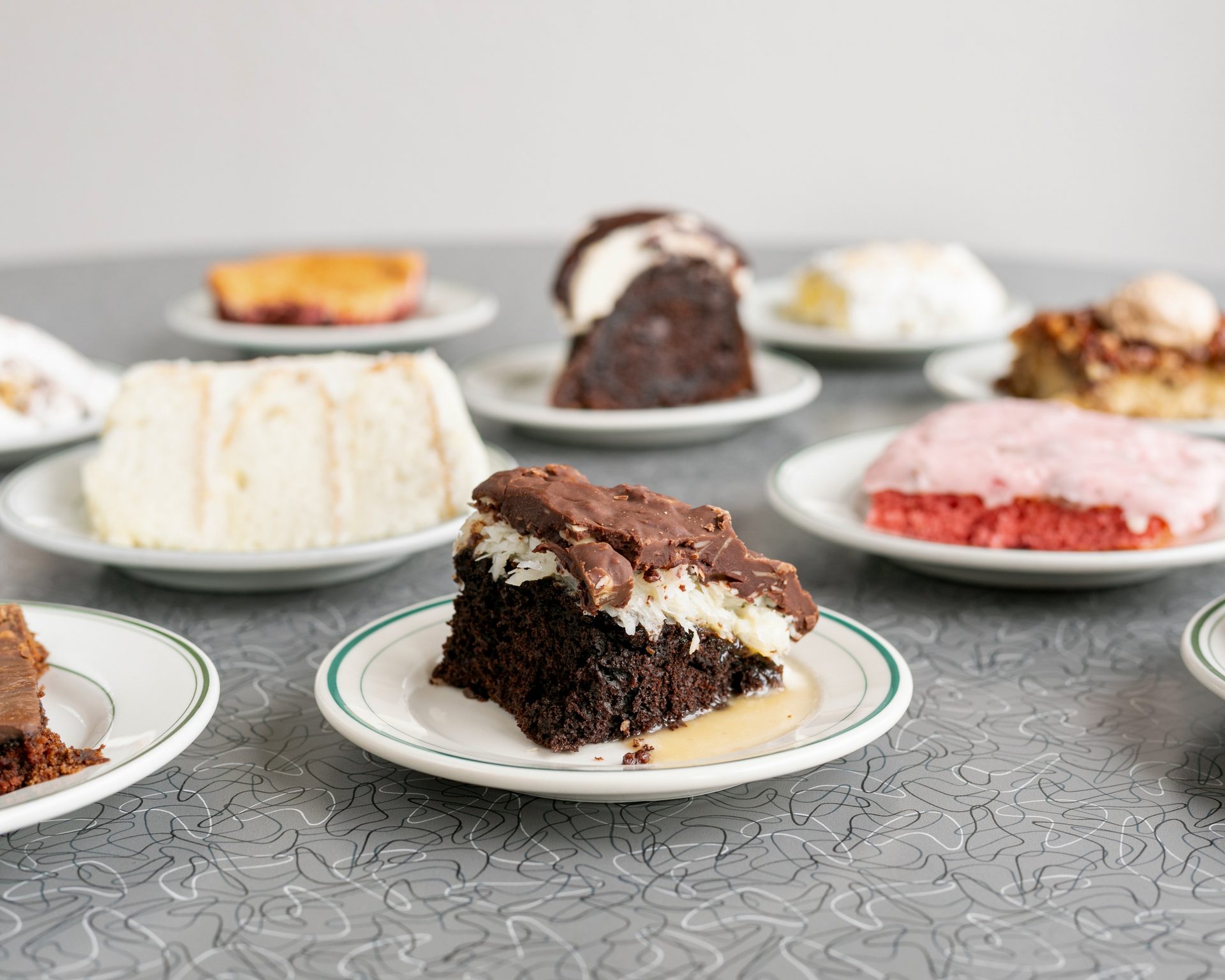 Chocolate Coconut Layer Cake