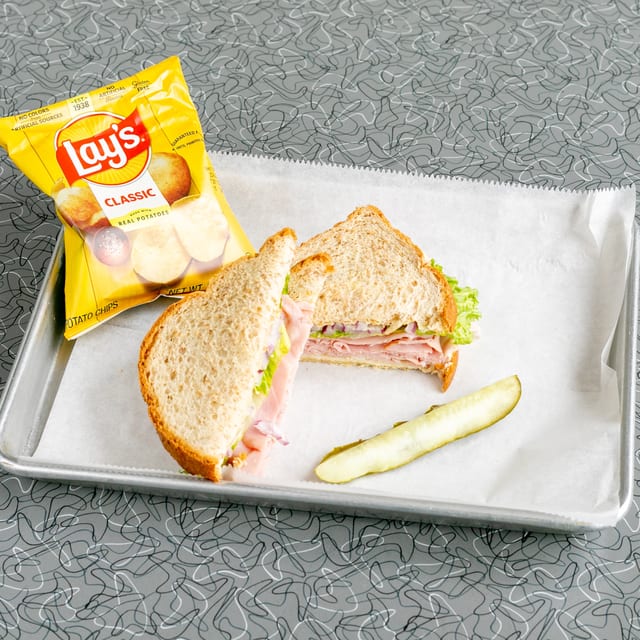 Ham & Provolone Sandwich.